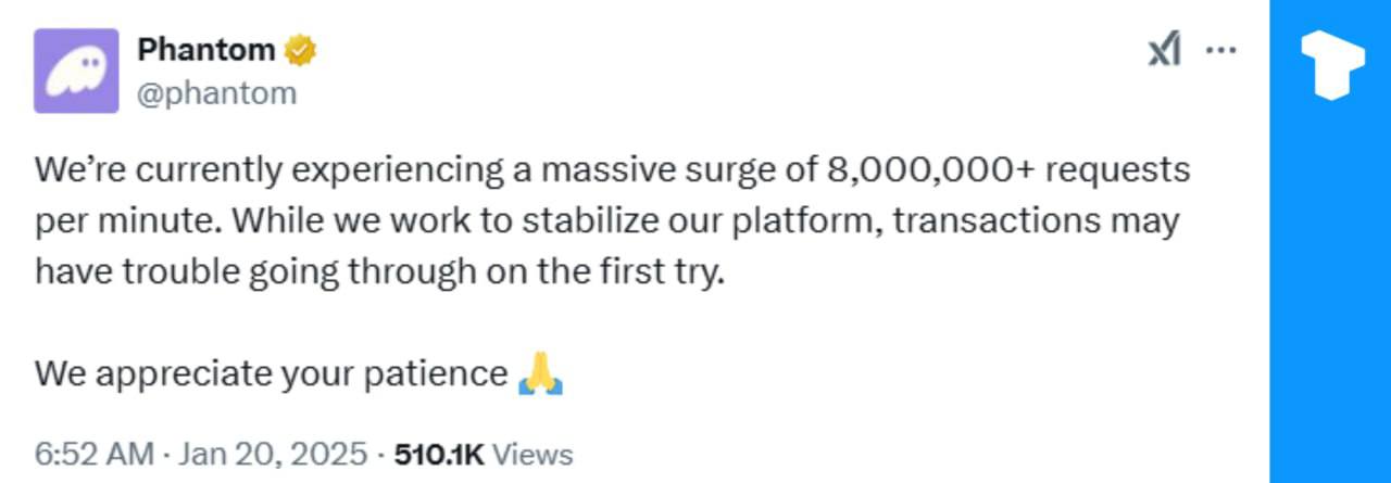Over the weekend, Solana's SOL reached a new all-time high of 5.33 before returning to 0 levels as its market cap reached a record 2.54bn.